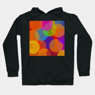 bright colorful pop art pattern Hoodie